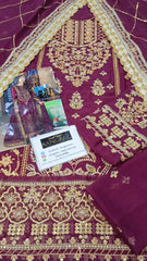 Asim Jofa Embroidered Luxury Chiffon 3 Piece Unstitched Asim Jofa Embroidered Luxury Chiffon 3 Piece Unstitched