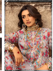 Charizma Embroidered Multi Floral Luxury Chiffon 3 piece Unstitched Charizma Embroidered Multi Floral Luxury Chiffon 3 piece Unstitched
