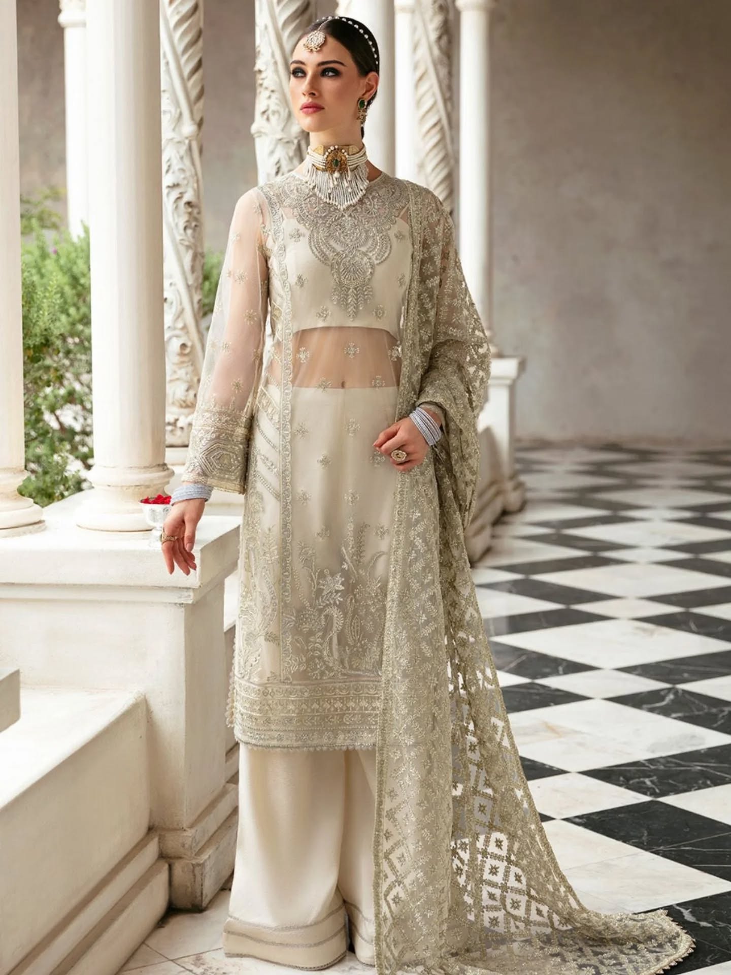 Afrozeh Formal Dress Net Collection 3 Piece Unstitched / Stitched Rangrez Afrozeh Formal Dress Net Collection 3 Piece Unstitched / Stitched Rangrez