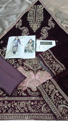 Tawakkal 9000 Micro Velvet Dress Black Formal Collection 3 Piece Unstitched Tawakkal 9000 Micro Velvet Dress Black Formal Collection 3 Piece Unstitched