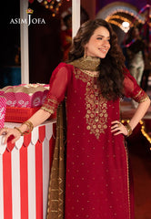 Asim Jofa Embroidered Luxury Chiffon 3 Piece Unstitched Asim Jofa Embroidered Luxury Chiffon 3 Piece Unstitched