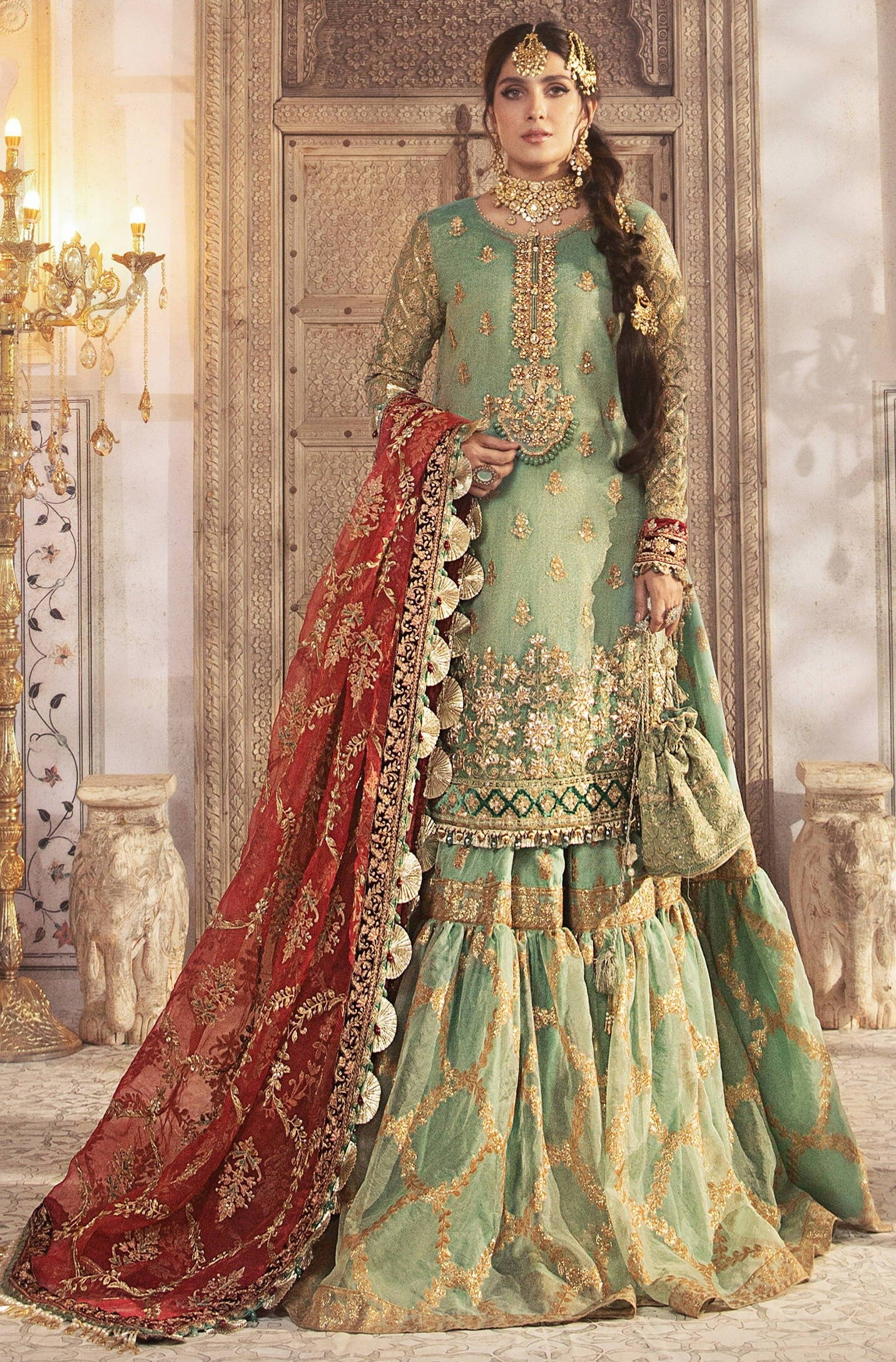 Maria B Embroidered Luxury mysoori Dress Piece Unstitched – Rangrez