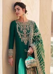 Kanwal Malik Row Silk Formal Wear Dress Embroidered 3 Piece Unstitched / Stitched