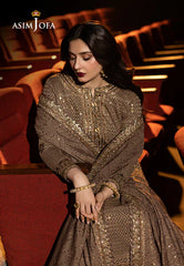 Asim Jofa Embroidered Chiffon 3 Piece Unstitched / Stitched