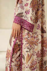 Baroque Luxury Embroidered Lawn 3 Piece Unstitched / Stitched