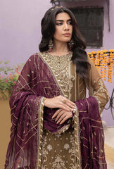 Adan Libas Luxury Chiffon Embroidered Collection 3piece Unstitched