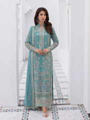 Gulaal Embroidered Chiffon Wedding Collection 3 Piece Unstitched / Stitched