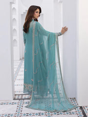Gulaal Embroidered Chiffon Wedding Collection 3 Piece Unstitched / Stitched