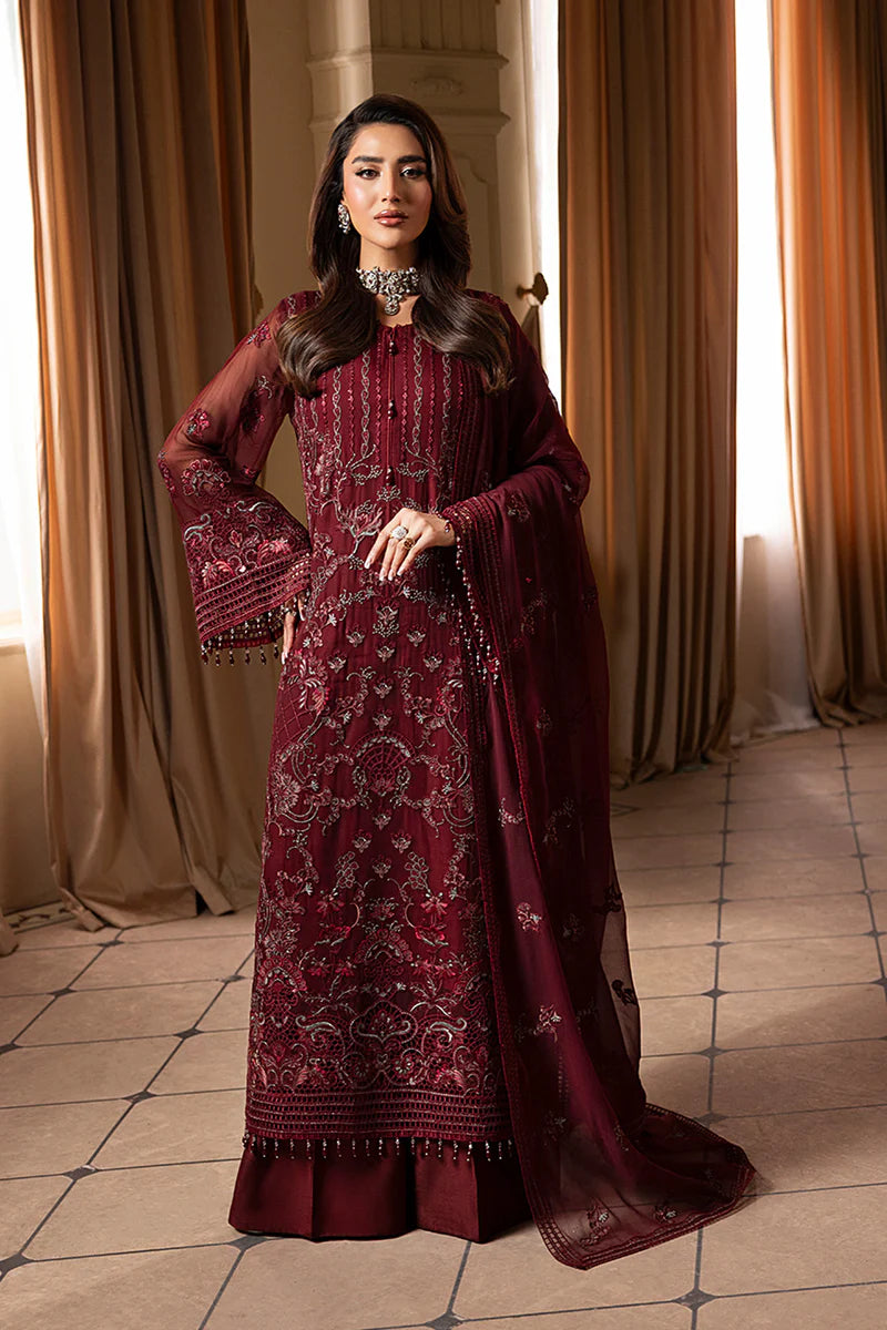 Lavish Premium Formal Collection Chiffon Embroidery 3pc unstitched Original