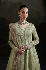 Qalamkar Luxury Organza Embroidered 3 Piece Unstitched / Stitched