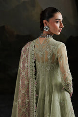 Qalamkar Luxury Organza Embroidered 3 Piece Unstitched / Stitched