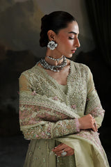 Qalamkar Luxury Organza Embroidered 3 Piece Unstitched / Stitched