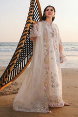 Qalamkar Luxury Lawn Chikan Kari Embroidery Collection 3 Piece Unstitched / Stitched