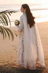 Qalamkar Luxury Lawn Chikan Kari Embroidery Collection 3 Piece Unstitched / Stitched