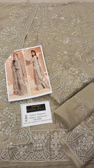 Premium Formal Collection ChLavish iffon Embroidery 3pc unstitched / Stitched