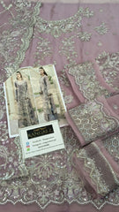 Imrozia Premium Chiffon Embroidered Wedding Collection 3Piece Unstitched / Stitched