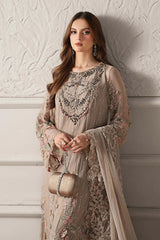 Maria B Luxury Chiffon Skin Hand Work Embroidered Unstitched / Stitched