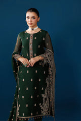 Alizeh Chiffon Embroidered & Hand Embellished 3 piece Unsitched / Stitched