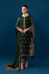 Alizeh Chiffon Embroidered & Hand Embellished 3 piece Unsitched / Stitched