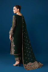 Alizeh Chiffon Embroidered & Hand Embellished 3 piece Unsitched / Stitched