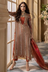 Charizma Luxury Chiffon Collection 3 Piece Unstitched