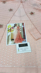 Rangrez Fancy Heavy Mirror Work Chiffon Embroidery 3piece Unstitched