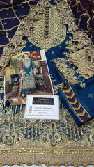 Imrozia Zinc Green Luxury Formal Collection Chiffon 3 Piece Unstitched