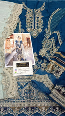 Imrozia Premium Chiffon Embroidered Wedding Collection 3Piece Unstitched / Stitched