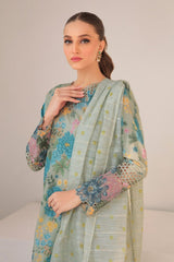 Baroque Luxury Embroidered Lawn 3 Piece Unstitched