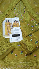 Aneela's Luxury Organza Emb Collection 3 Piece Unstitched