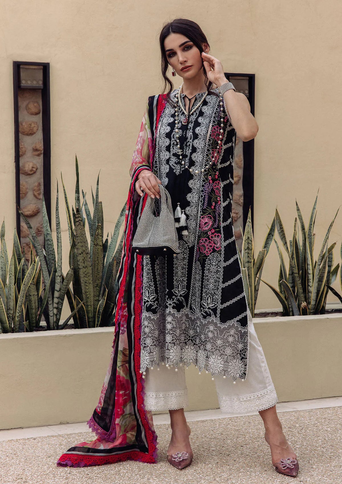 Saira Rizwan Embroidered  Cotton 3 Piece Unstitched