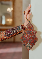 Baroque Luxury Pure Khaddi Net Embroidered 3 Piece Unstitched