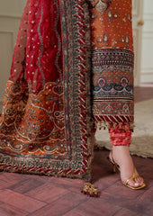 Baroque Luxury Pure Khaddi Net Embroidered 3 Piece Unstitched