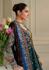 Baroque Luxury Chiffon Embroidered Dress 3 Piece Unstitched