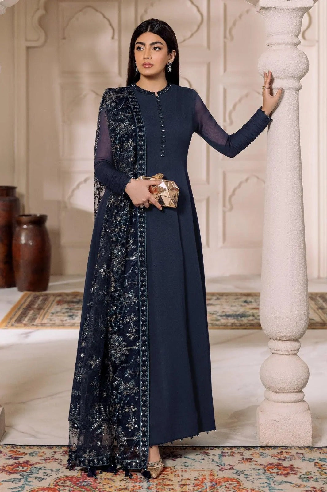 Alizeh Embroidered Chiffon Collection 3 Piece Unstitched
