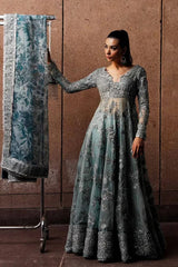 Hussain Rehar Maxi Wedding Collection Hand Work organza Unstitched