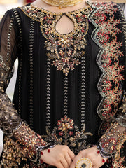 Baroque Embroidered Luxury Chiffon 3 Piece Unstitched