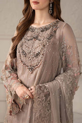 Maria B Luxury Chiffon Skin Hand Work Embroidered Unstitched / Stitched