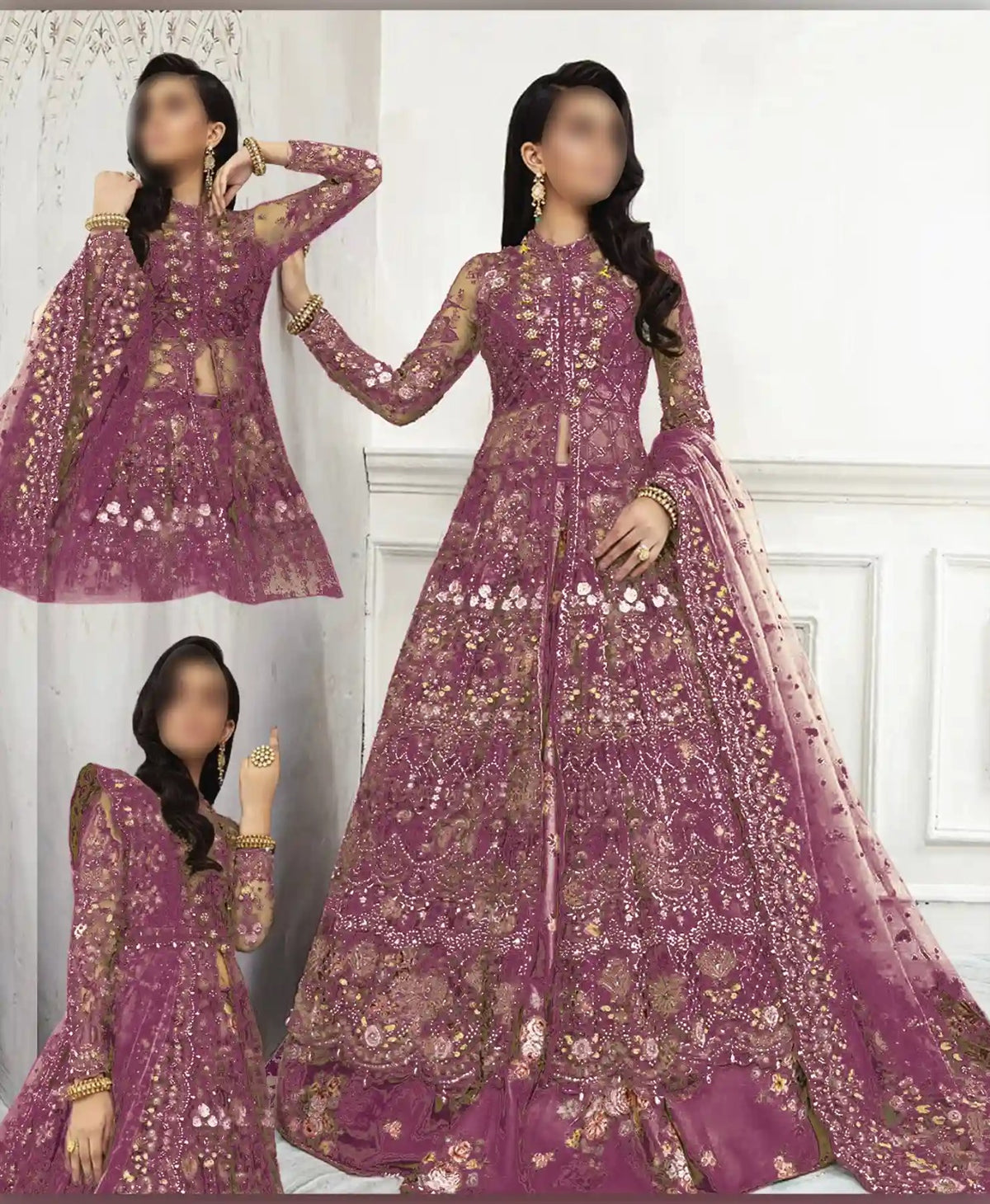 Mariaa B Couture Gul E Falsa 3 piece Unstitched