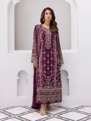 Gulaal Embroidered Chiffon Wedding Collection 3 Piece Unstitched / Stitched