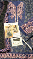 Mohagni Luxury Lawn Embroidered 3 Piece Unstitched / Stitched