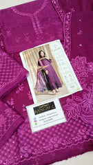Azure Luxury Chiffon Embroidered 3 Piece Unstitched / Stitched