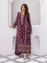 Gulaal Embroidered Chiffon Wedding Collection 3 Piece Unstitched / Stitched