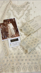 Maryams Formal Collection Chiffon Embroidery 3ps Unstitched / Stitched