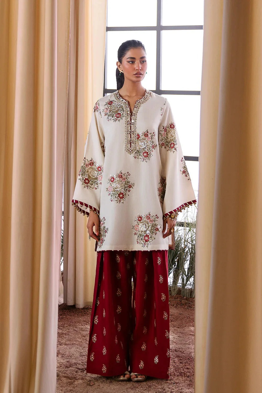 Ethnc Luxury Raw Silk Formal Collection Elegant Designer Formal 3 piece Unstitched