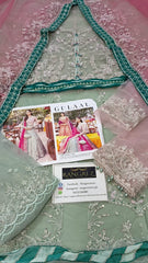 Chaandni by Gulaal Embroidered Net Shanaya Wedding Collection 3 Piece Unstitched