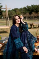 Azure luxury Chiffon Embroidered 3 Piece Unstitched / Stitched