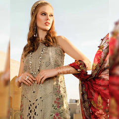 Maria B Embroidered Luxury Lawn 3 Piece Unstitched / Stitched