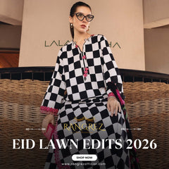 Maria B Luxury Lawn Embroidered 3 piece Unstitched / Stitched