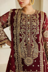 Alizeh Chiffon Embroidered & Hand Embellished 3 piece Unsitched / Stitched